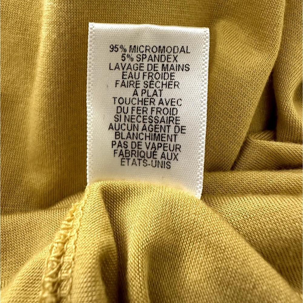 LAMade Short Sleeve Carlsbad Crossback Tee-Size XS Gold-NWT - Picture 6 of 6
